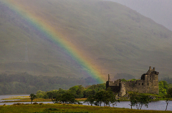 Rainbow over Kilchurn 1