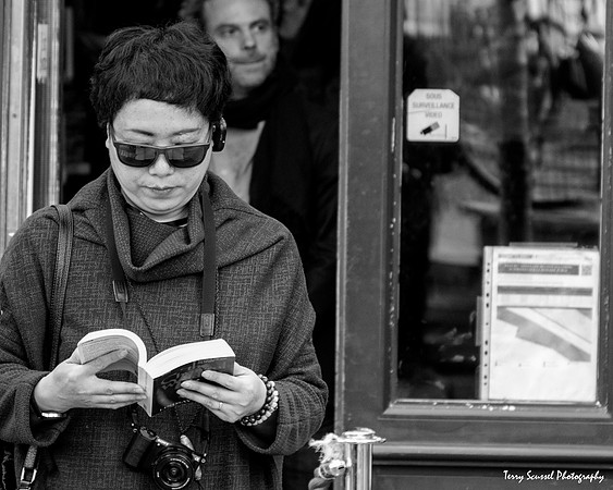 Reader at Shakespeare's Book Store, Paris