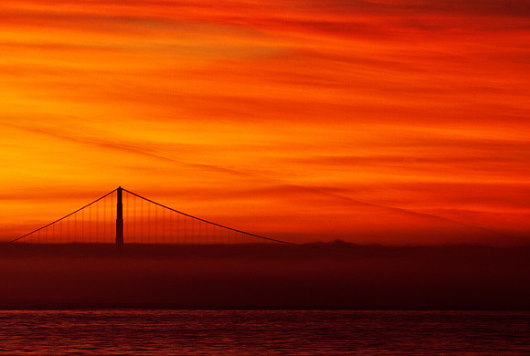 Golden Gate Bridge Glow