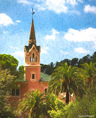 Parc Guell Mosaic Spire 2