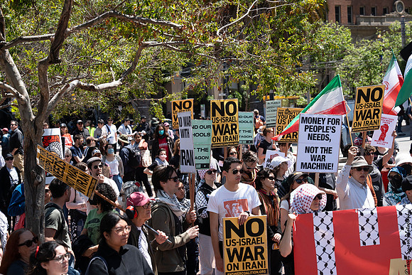No War On Iran, SF 9 (Terry Scussel)