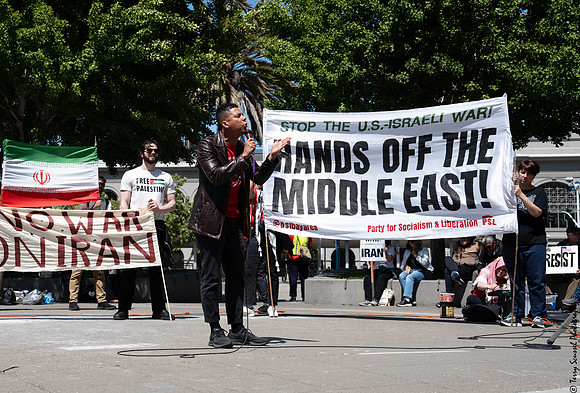No War On Iran, SF 22 (Terry Scussel)