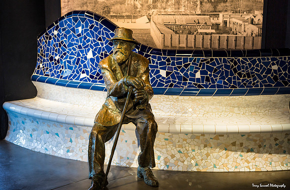 Gaudi Bronze - Park Guell Visitor's Center Barcelona