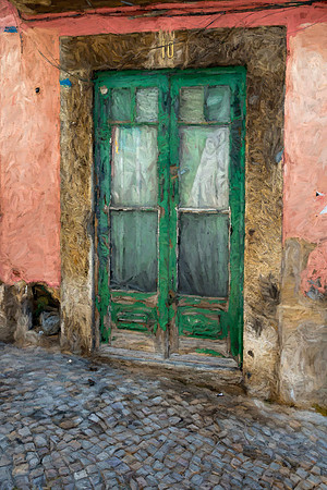 Alfama Door 3 Degas Dancer