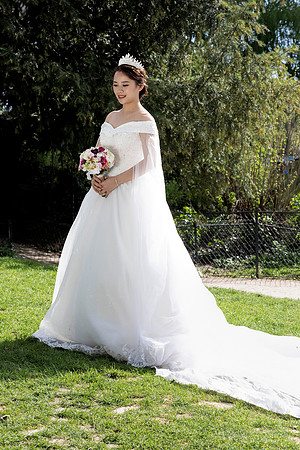 Bride at Eiffel Tower 3