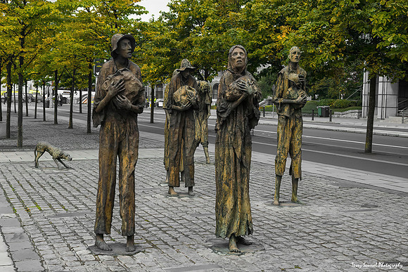 The Famine Memorial 1 by Rowan Gillespie, Dublin Docklands