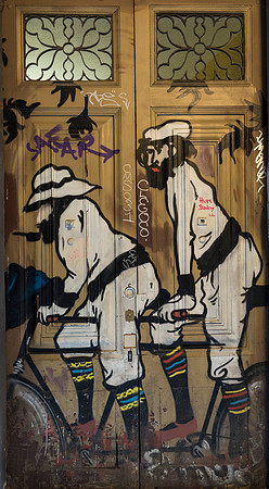 Bicycles Mural Barcelona