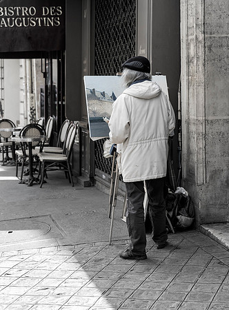 Artist at Bistro Des Augustins