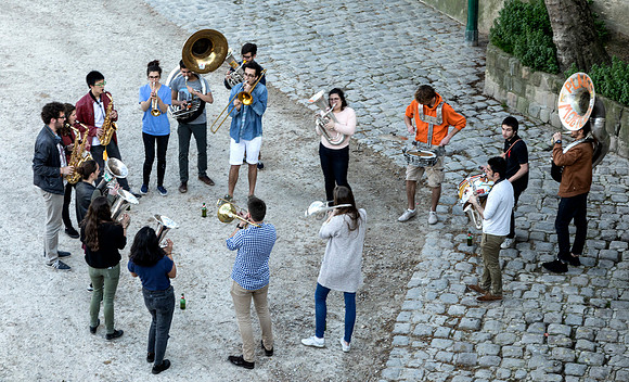Brass Band Jam - Pont de L'Archeveche, Paris 1