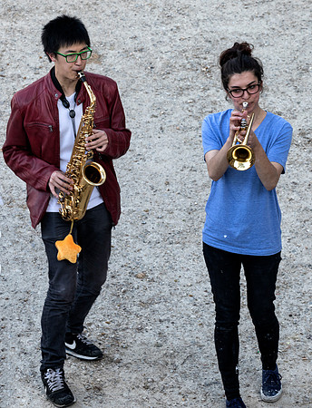 Brass Band Jam - Pont de L'Archeveche, Paris 2