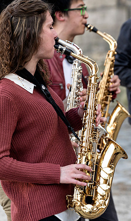 Brass Band Jam - Pont de L'Archeveche, Paris 5