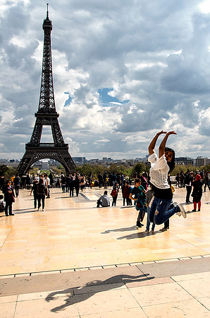 Jumping Shadow  at Palais du Trocadéro