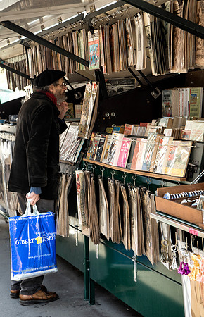 Parisian at Seine Newstand