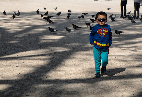 Superman at Plaza de Notre Dame