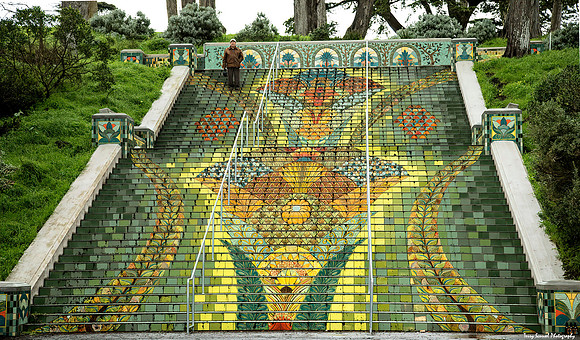 Lincoln Park Steps, San Francisco