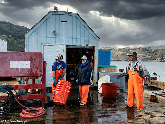 Cod Anglers - Harford Pier, Port San Luis Harbor jpg