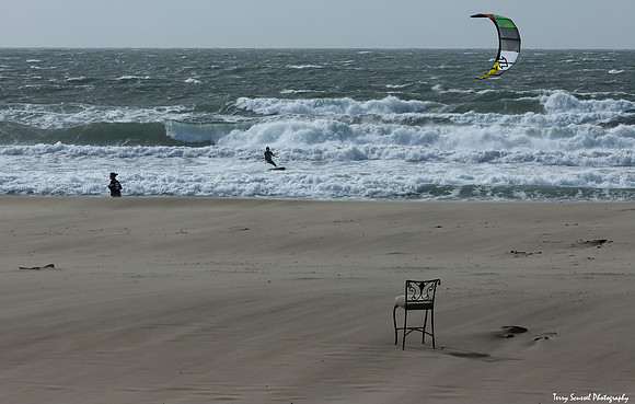 Wind Surfers at Ocean Beach, SF