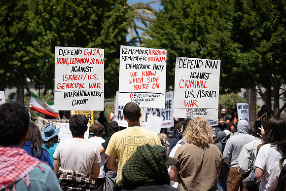 No War On Iran, SF 12 (Terry Scussel)