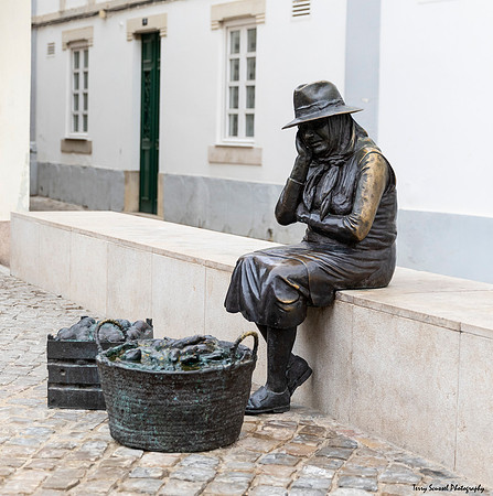 Old Portuguese farmer lady, at Mercado de Loulé