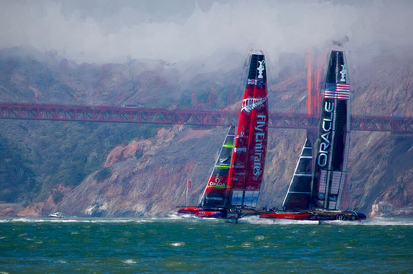 Americas Cup Impressionistic