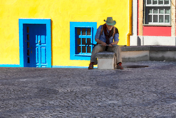 Aveiro Street (Painterly)