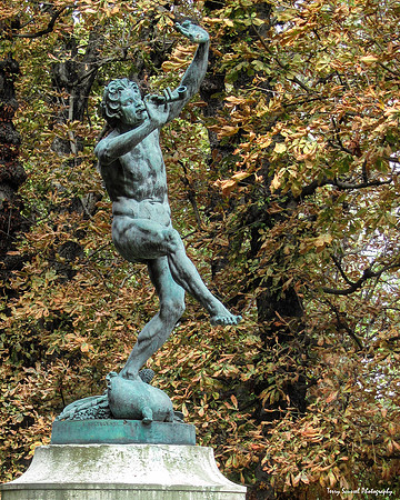 Le Faune Dansant by Eugene Louis Lequesn, Jardin du Luxembourg, Paris