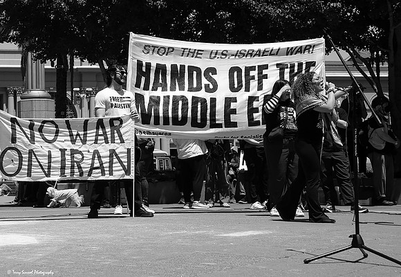 No War On Iran, SF 1 (Terry Scussel)_ copy bw