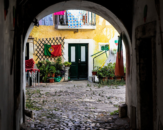 Lisbon Courtyard 1