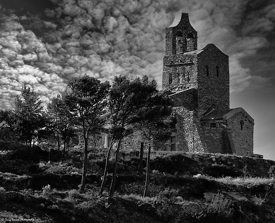 Saint Helena, Santa Creu de Rodes, Catalonia, Spain bw copy