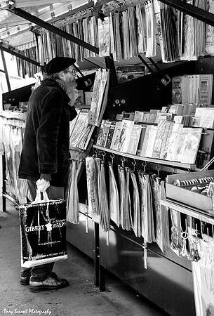 Parisian at Seine Newstand