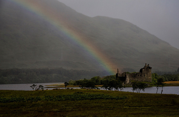 Kilchurn Castle Rainbow 1