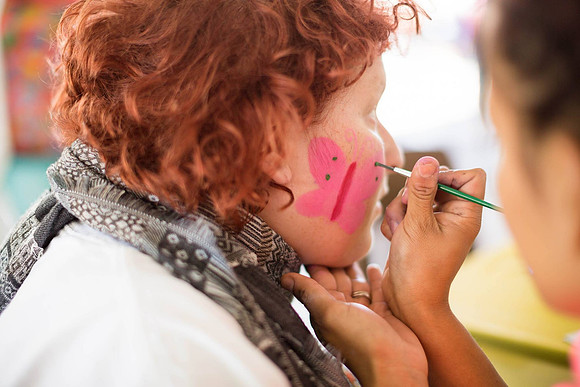 Chrissy Face Painted 1