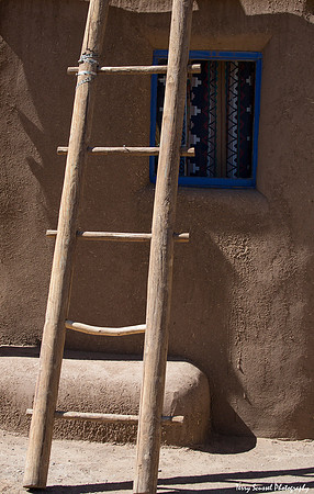 Ladder on Adobe, Taos NM