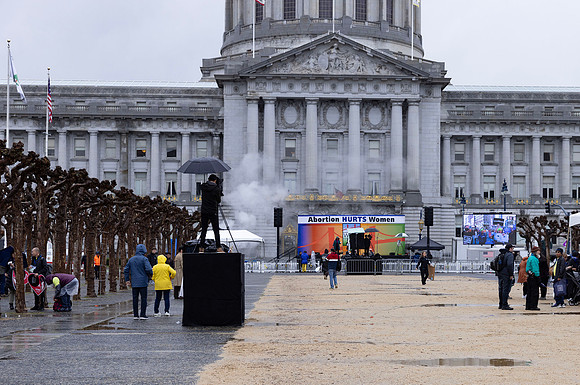 Walk for Life Counter-Protest 1 (Terry Scussel)