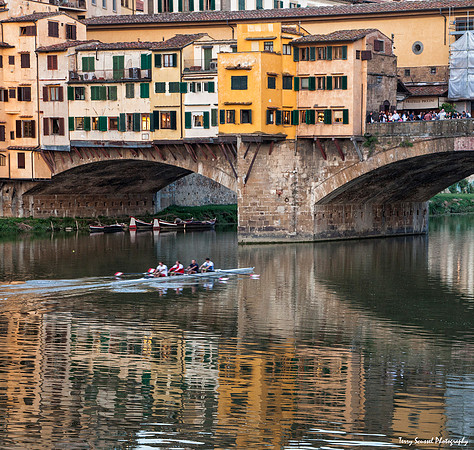 Breaking Reflection on the Arno