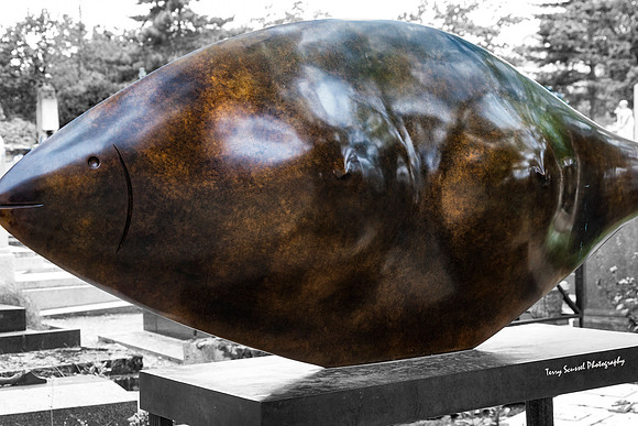 Bronze Headstone, Paris