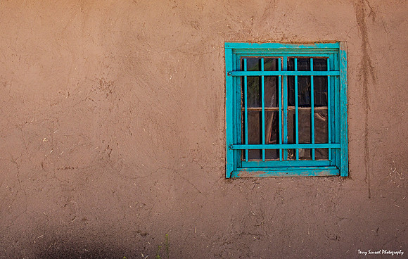 Green Window - Taos Pueblo