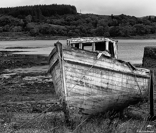 Beached, Rt A830 Scotland Highlands copy bw