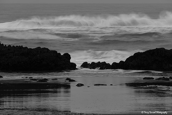 Lincoln Beach 4, Oregon b&w jpg