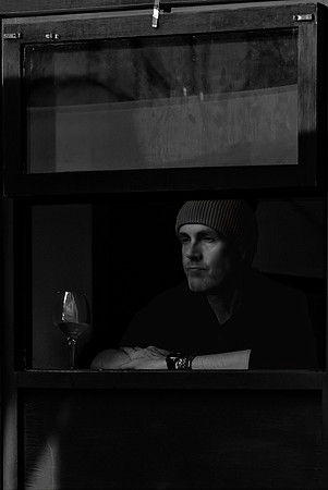 A Solo Drink in the Shadows2, Coimbra bw copy