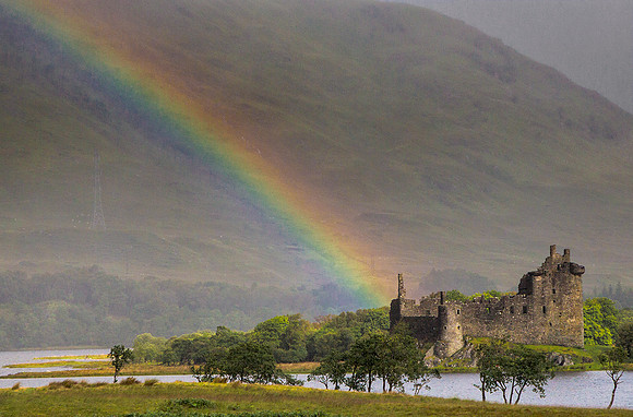Rainbow over Kilchurn 2