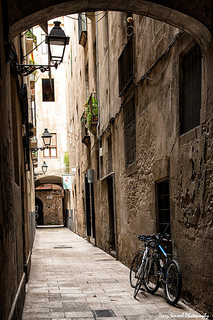 Bicycles Old Town Barcelona