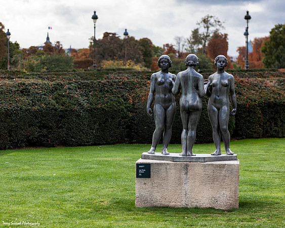 Les Trois Graces,  Tuileries Gardens, Paris