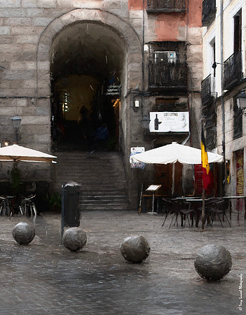 Calle Cuchilleros 3, Madrid copy (Edward Hopper)