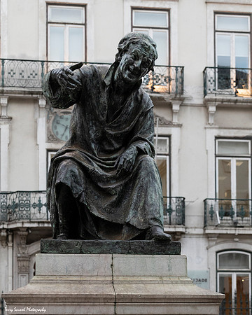 Antonio Ribeiro Chiado, Chiado Square Lisbon