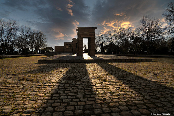 Tempo de Debod Sunset 1 copy