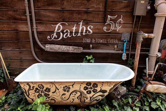 Baths 5 cents