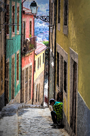 Porto Street 4 - Topaz Cezanne II