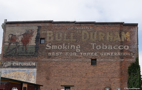 Ghost Sign - Bull Durham Smoking Tobacco, Port Townsend copy