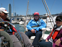 Denise, Chrissy & Herb - Sail on SF Bay